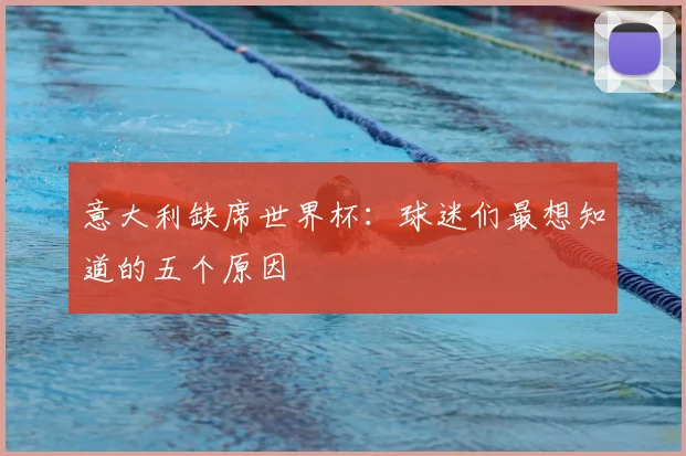 意大利缺席世界杯：球迷们最想知道的五个原因